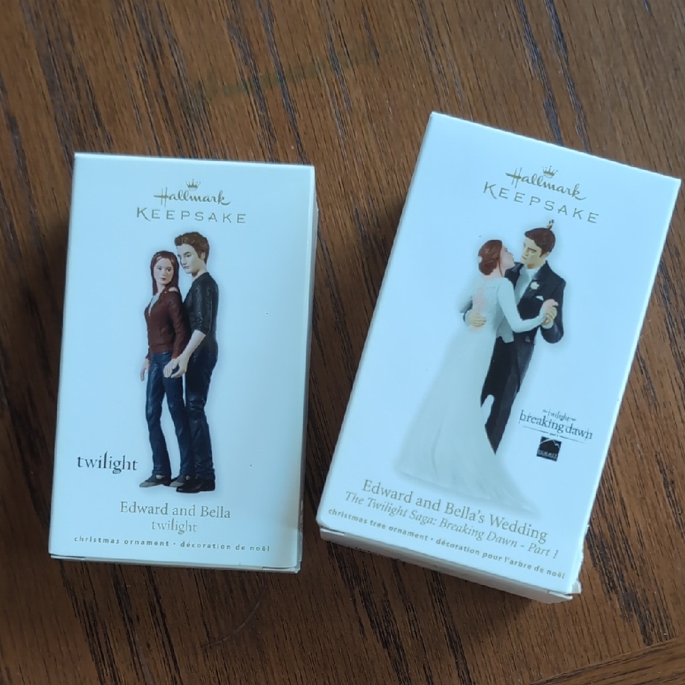 Hallmark Keepsake Twilight Wedding Ornaments